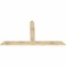 Ekena Millwork Portland Rough Sawn Timber Gable Bracket, Douglas Fir, 84"W x 45"H x 2"D x 6"F, 13/12 Pitch GBW084X45X0206POR00RDF - alternate 3